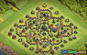 CoC Town Hall 9 Base Layouts: War, Farming & Trophy Maps #17309