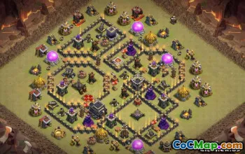 COC टाउन हॉल 9 बेस लेआउट: युद्ध, हाइब्रिड और होम मैप्स #13468