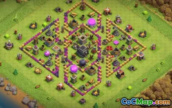 COC टाउन हॉल 9 बेस लेआउट: युद्ध, हाइब्रिड और होम विलेज #14142