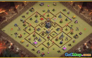 CoC Town Hall 9 Base Layouts & War Maps | Copy & Free Downloads #27661