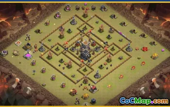 CoC Town Hall 9 Base Layouts & War Maps | Free Downloads #27655