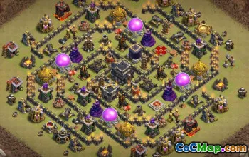 COC टाउन हॉल 9 बेस लेआउट: युद्ध, ट्रॉफी और खेती के नक्शे #15287