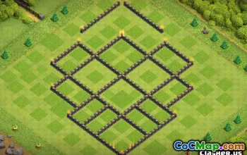 COC Town Hall 9 ბაზის განლაგება: ომი, ტროფი და სახლის რუქები #11966