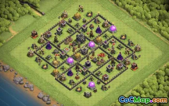CoC Town Hall 9 Base Layouts: War, Trophy & Home Maps #17054