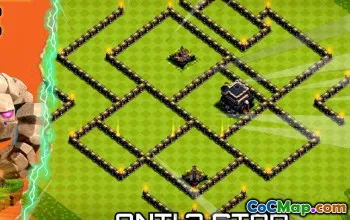 CoC Town Hall 9 Base Layouts: War, Trophy & Home Village #17159