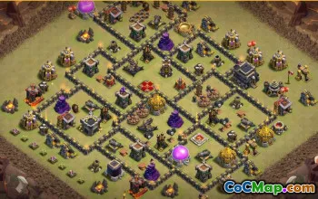 CoC Town Hall 9 Base Layouts: War, Trophy & More Maps #15872