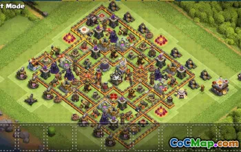 CoC Village Layouts & Bases for Town Hall 11 | Copy & Download #33206
