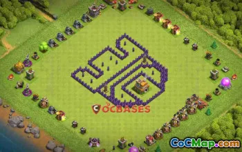 Compact Town Hall 7 Fun Base | Clash of Clans Titan Base #24486