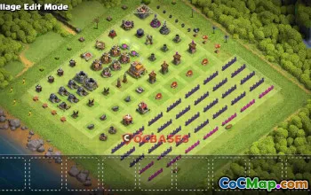 Compact Town Hall 7 Progress Base for Clash of Clans #23123