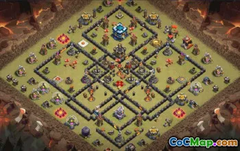 Copy Base Layout for Town Hall 13 #34011