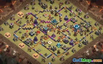 Copy Base Layout with Link for CoC TH13 #33994