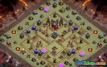 COP COC市政厅10：地图和链接＃11035