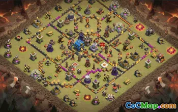 Copy Base Layouts for CoC Town Hall 12 | War & Trophy Maps #31494