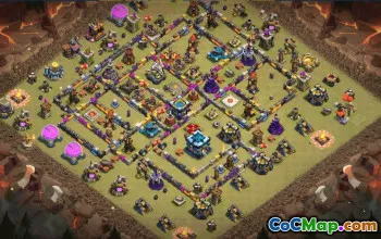 Copy Clash of Clans Base Layouts | Town Hall 13, War & Trophy Bases #30693