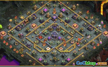 Copy Clash of Clans Base Layouts | Town Hall 15, War, Trophy & More #28503