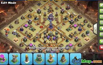 Copy Clash of Clans Base Layouts | Town Hall 15, War, Trophy & More #31552