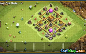 Copy Clash of Clans Base Layouts – Town Hall 5, War, Trophy & More #30161
