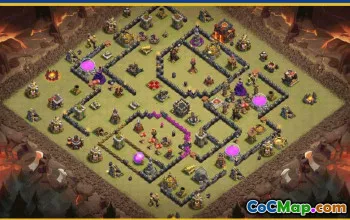 Copy Clash of Clans Town Hall 10 Base Layouts & Link #28063