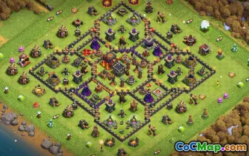 Copy Clash of Clans Town Hall 10 Base Layouts & Links #31857