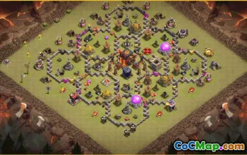 Copy Clash of Clans Town Hall 10 Base Layouts & Maps | Free Downloads #29254