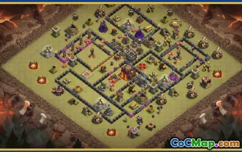 Copy CoC Base Layouts for TH10 | Town Hall, War & Trophy Maps #29821