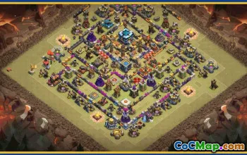 Copy CoC Base Layouts for TH13, War & Trophy Bases | Map Links #29552