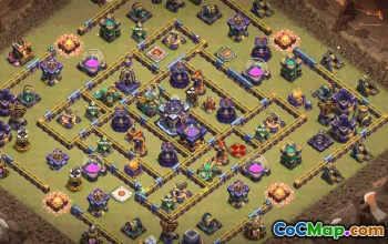 Copy CoC Base Layouts for TH15, Home, War & Trophy Maps #32677