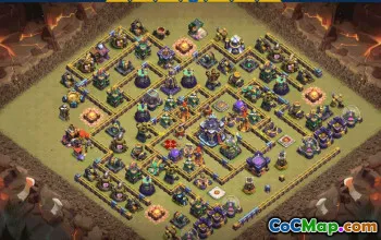 Copy CoC Base Layouts for TH15 | Town Hall, War & Trophy Bases #30755