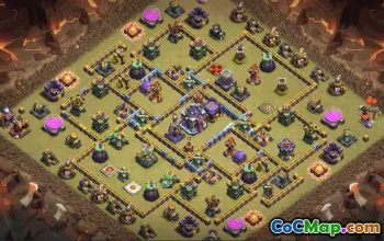 Copy CoC Base Layouts for TH15: War, Trophy & Town Hall Map #30995