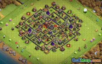 Copy CoC Base Layouts for Town Hall 10 | War, Trophy & More #31914