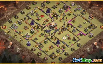 Copy CoC Base Layouts for Town Hall 11 | War, Trophy & More #28150