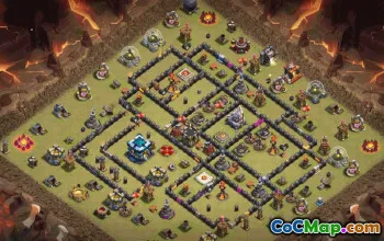 Copy CoC Base Layouts for Town Hall 13 | Village, War & Trophy Maps #33000