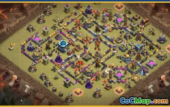 Copy CoC Base Layouts for Town Hall 13 | War, Trophy, Home Village #29440