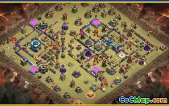 Copy CoC Base Layouts for Town Hall 13 – War, Trophy & More #29982