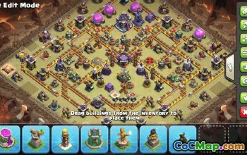 Copy CoC Base Layouts for Town Hall 15 | War, Trophy & More #31243