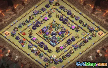 Copy CoC Base Layouts for Town Hall 15, War, Trophy & More #33673