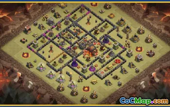 Copy CoC Base Layouts & Links for TH10, War & Trophy Bases #29823