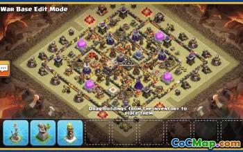 Copy CoC Base Layouts | Town Hall 11, War, Farming & More #30329