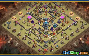 Copy CoC Base Layouts | Town Hall 13 | War, Trophy & Farming Maps #30054