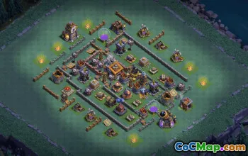 Copy CoC Base Layouts with Link | Builder Hall 9 & More #32379