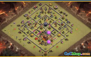Copy CoC Town Hall 10 Base Layouts - Farming, Trophy & War Maps #29077