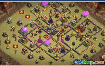 Copy CoC Town Hall 10 Base Layouts & Links | War & Home Village #27649