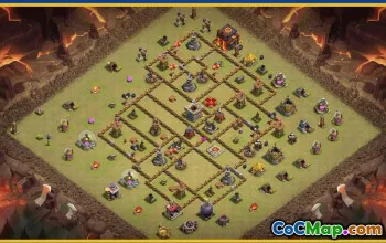 Copy CoC Town Hall 10 Base Layouts | War, Home & Map Links #28333
