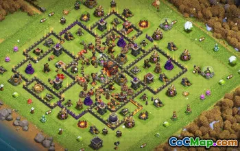Copy CoC Town Hall 10 Base Layouts | WAR, Trophy & Clan War Maps #32064