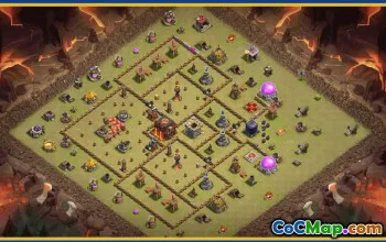 Copy CoC Town Hall 10 Base Layouts | War, Trophy & Home Village #28948