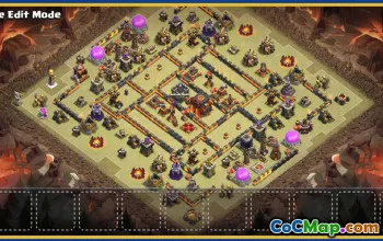 Copy CoC Town Hall 10 Base Layouts | War, Trophy, Home Village #30237