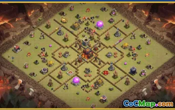 Copy CoC Town Hall 10 Base Layouts | War, Trophy & Hybrid Maps #28949