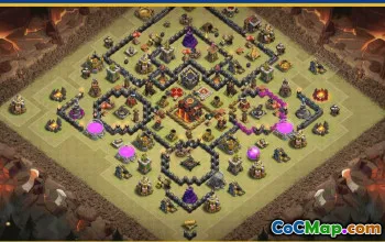 Copy CoC Town Hall 10 Base Layouts | War, Trophy & More #27877