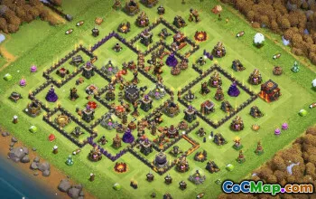 Copy CoC Town Hall 10 Base Layouts | War, Trophy & More #32041
