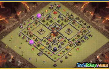 Copy CoC Town Hall 10 Base Layouts with Links & Maps #29083